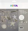 HEYDA Faltblätter-Set "Sterne Stone" 200 x 200 mm 80 g/qm Produktbild-Vorschau 1