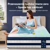 Materac 90x200 26 cm z zintegrowanym topperem, 7-strefowy Podgląd zdjęcia produktu 2