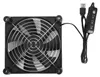 140mm počítačový ventilátor, 3 rychlosti, napájení 5 V přes Náhled obrázku produktu 4