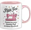 Naehen Tasse Geschenk Naeh Fee Zaubert Aus Stoff Kunstwerk Produktbild-Vorschau 1