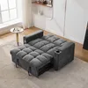 Merax Schlafsofa mit Ausziehfunktion, Verstellbarer Produktbild-Vorschau 2