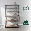 Relaxdays Keukenrek met werkblad, lichtbruin-zwart Productafbeelding-voorbeeld 5