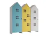 Schrank Casami Bruges 37 x 172,8 x 171,3 cm MDF Blau Gelb Weiß Produktbild-Vorschau
