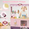 COSTWAY Eiswagen mit Eiscreme Spielzeug, Eismaschine, Produktbild-Vorschau 7