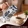 Kaffee French Press, Roboter Motiv Kaffeekanne 960ml, Produktbild-Vorschau 5
