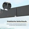 COSTWAY Pergola mit Schiebedach, 3,1x3,1m Pavillon Produktbild-Vorschau 6
