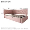 Flieks Polsterbett 90x190cm mit Stauraum, Tagesbett Produktbild-Vorschau 6