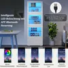 Merax Vitrine LED mit Verstellbare Glastrennwände, Produktbild-Vorschau 9