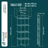 VOUNOT® Wäscheständer Turm 4 Ebenen Turmwäscheständer Produktbild-Vorschau 3