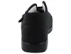 A rear view of a black slipper shoe. Produktbild-Vorschau