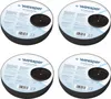 Four circular charcoal filters for a range hood, arranged in a 2x2 grid against a white background. Produktbild-Vorschau