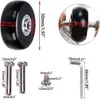 Náhradní kolečka pro kufry 50x18 mm, gumová otočná kolečka, Náhled obrázku produktu 2