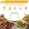 YZNAHRE Plancha Grillplatte 30x45 cm Universal Edelstahl Produktbild-Vorschau 6