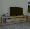 Möbel TV-Schrank mit LED-Leuchten Sonoma-Eiche 260x36,5x40 Produktbild-Vorschau 1