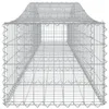 vidaXL Gabionen mit Hochbogen 4 Stk. 400x50x40/60cm Produktbild-Vorschau 6