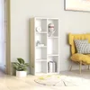 vidaXL Libreria bianca 50×25×106 cm in materiale derivato Anteprima dell’immagine prodotto 2