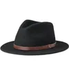 klobouk BRIXTON - Fedora a coltello nero (NERO) Anteprima dell’immagine prodotto 2