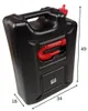 Anwicar Benzinkanister Kunststoff 20 L Schwarz, Produktbild-Vorschau 2