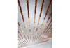 A close-up view of a beaded curtain hanging from the ceiling. Produktbild-Vorschau