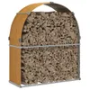 vidaXL Přístřešek na dřevo 120x45x140 cm Pozinkovaná ocel Náhled obrázku produktu 3