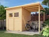 Alpholz Gerätehaus Mollie Plus 335x199cm mit 14mm Produktbild-Vorschau 9