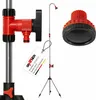 Grafner® Gartendusche Gartenbrause Stativ Alu 172-220cm Produktbild-Vorschau 1