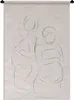 MuchoWow® Wandteppich Wandbehang Frauen - Schwangere - Produktbild-Vorschau 1