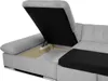 A close-up view of a sofa with its storage compartment open. Náhľad obrázku produktu