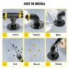 3x Retro Wasserrohr Handlauf 3m Rustikaler Kohlenstoffstahl Produktbild-Vorschau 4