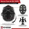HEARMOR Bauhelm mit LED-Kopflampe, ABS Schutzhelm, EN12492, Produktbild-Vorschau 4