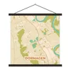 MuchoWow® Textilposter Dormagen - Karte - Vintage - Produktbild-Vorschau 1