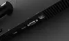 A close-up view of the ports on the back of a black electronic device, likely a monitor. Produktbild-Vorschau
