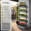 tectake® Vertikalbeet Flora 5 Etagen, die oberen 4 mit Produktbild-Vorschau 2