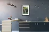 MuchoWow® MuchoWow® Gerahmtes Poster Ein hoher Wasserfall Produktbild-Vorschau 2