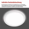LED-Anbauleuchte FLORI rund, weiß, 18W, neutralweiß Anteprima dell’immagine prodotto