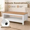COSTWAY Couchtisch, 2-stufiger Wohnzimmertisch, Produktbild-Vorschau 6