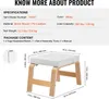 Specifications and dimensions of a yoga headstand bench. Voir les images du produit