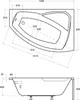 BADLAND Eckbadewanne Badewanne Rima RECHTS 130x85 mit Produktbild-Vorschau 7