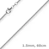 1,5mm Venezianerkette 585 Gold Weißgold Kette Collier Produktbild-Vorschau 1