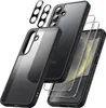 Gehärtete Glas Hülle Samsung Galaxy S24 5G Schwarz Produktbild-Vorschau 1
