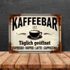 Kaffeebar Metallschild XL in 21x28 cm im Vintage-Stil Produktbild-Vorschau 4