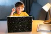 MuchoWow® Laptop Aufkleber Sticker Cover Gold - Schwarz - Produktbild-Vorschau 3