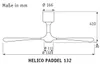 Ventilatore da soffitto con luce e telecomando Helico Anteprima dell’immagine prodotto 10