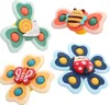 ASKSA Jouet Spinner à ventouse pour bébé, 4Pcs Spinner Voir les images du produit 1