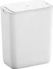 A white smart sensor trash can with a lid. Produktbild-Vorschau