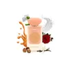 A bottle of perfume is surrounded by ingredients and decorative elements. Voir les images du produit
