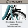 Agon Cruiser 20 Zoll Klapprad meerblau Produktbild-Vorschau 4