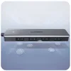A Ugreen USB hub is shown with icons representing different functions below it. Produktbild-Vorschau