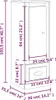 vidaXL Highboard Sonoma-Eiche 36x35,5x103,5 cm Produktbild-Vorschau 8