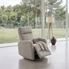 CHITA Elektrischer Relaxsessel, Echtleder, 270° drehbar, Produktbild-Vorschau 3